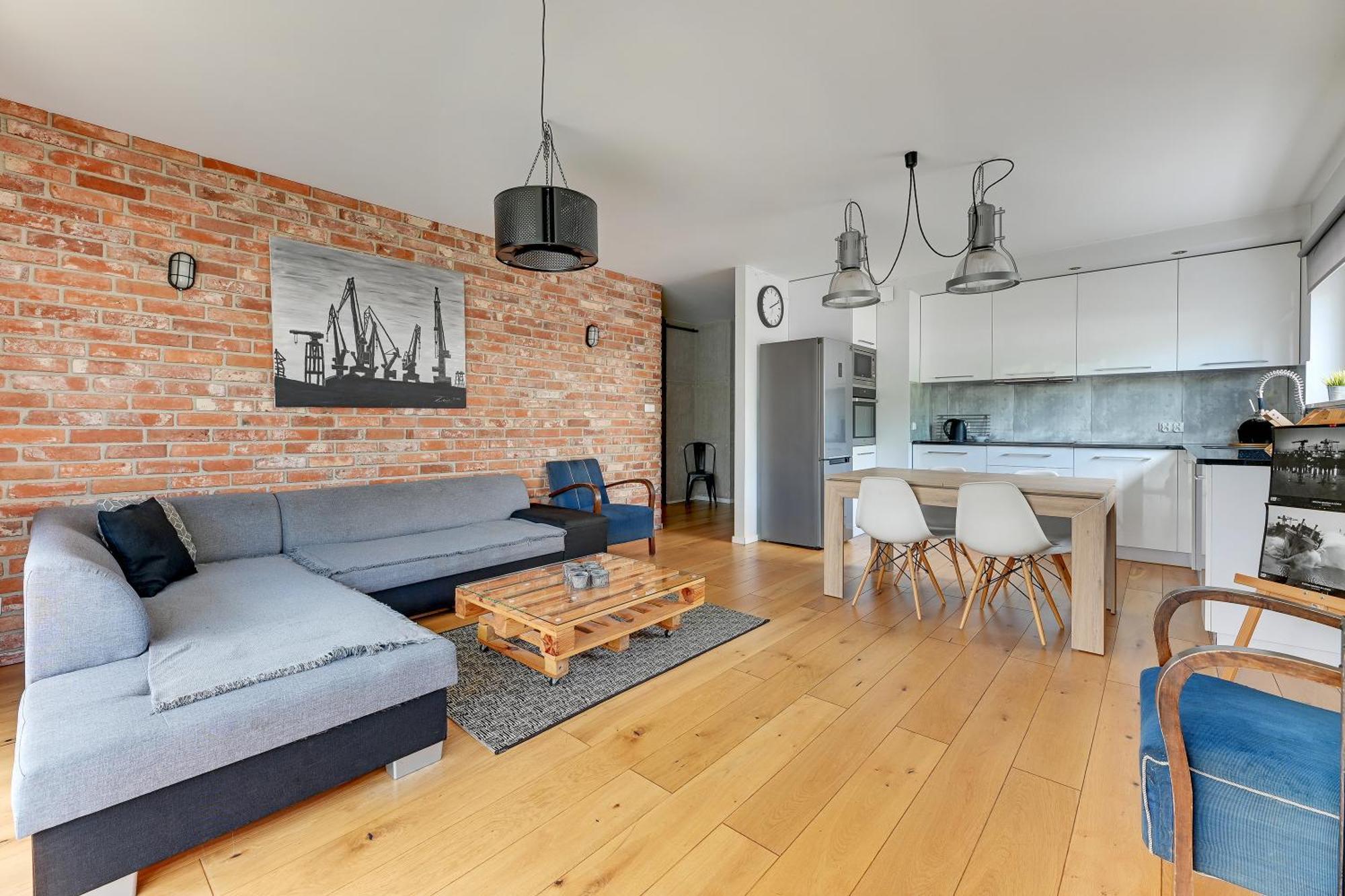 Ferienwohnung Platinium Kartuska Modern Danzig Exterior foto