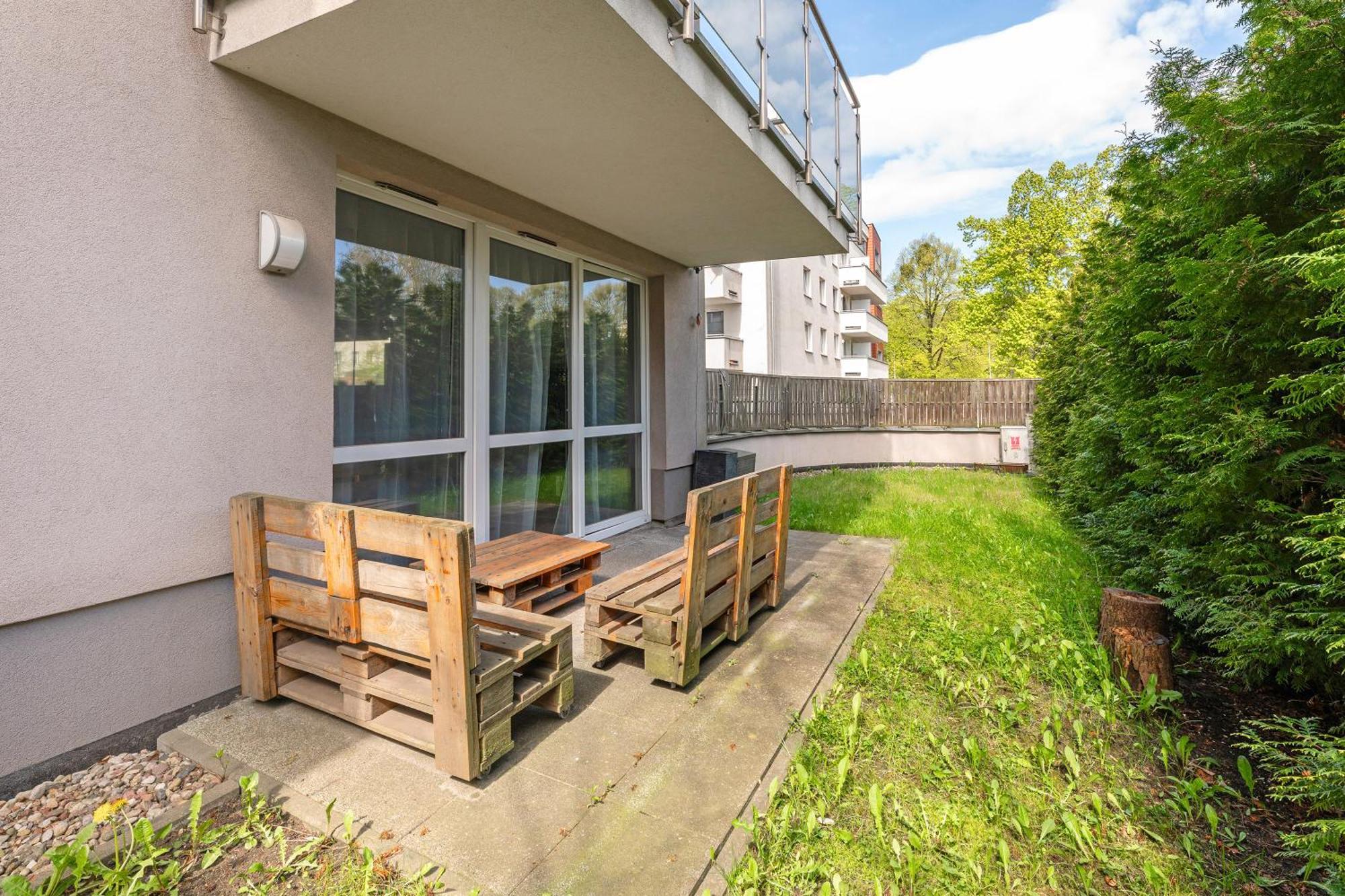Ferienwohnung Platinium Kartuska Modern Danzig Exterior foto