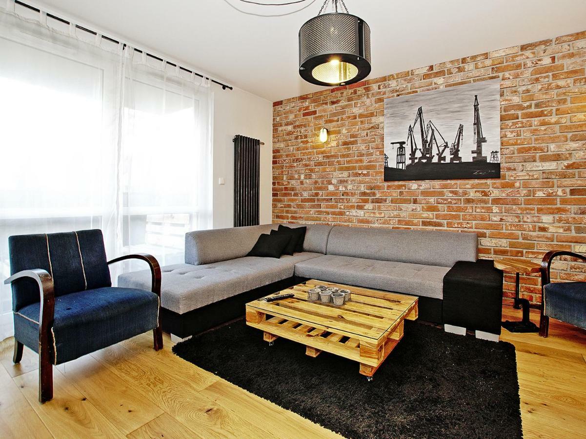 Ferienwohnung Platinium Kartuska Modern Danzig Exterior foto